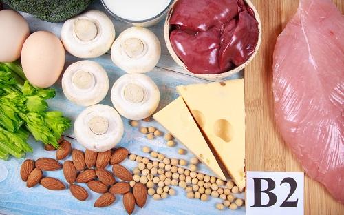 ビタミンB2（リボフラビン）を多く含む食材