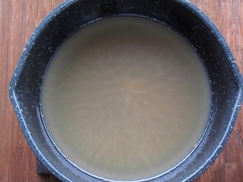 天ぷら油を固める