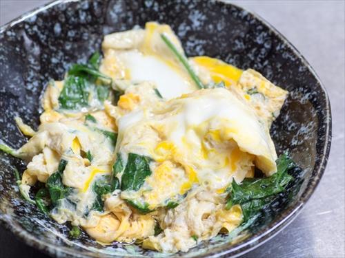 三つ葉の卵とじ