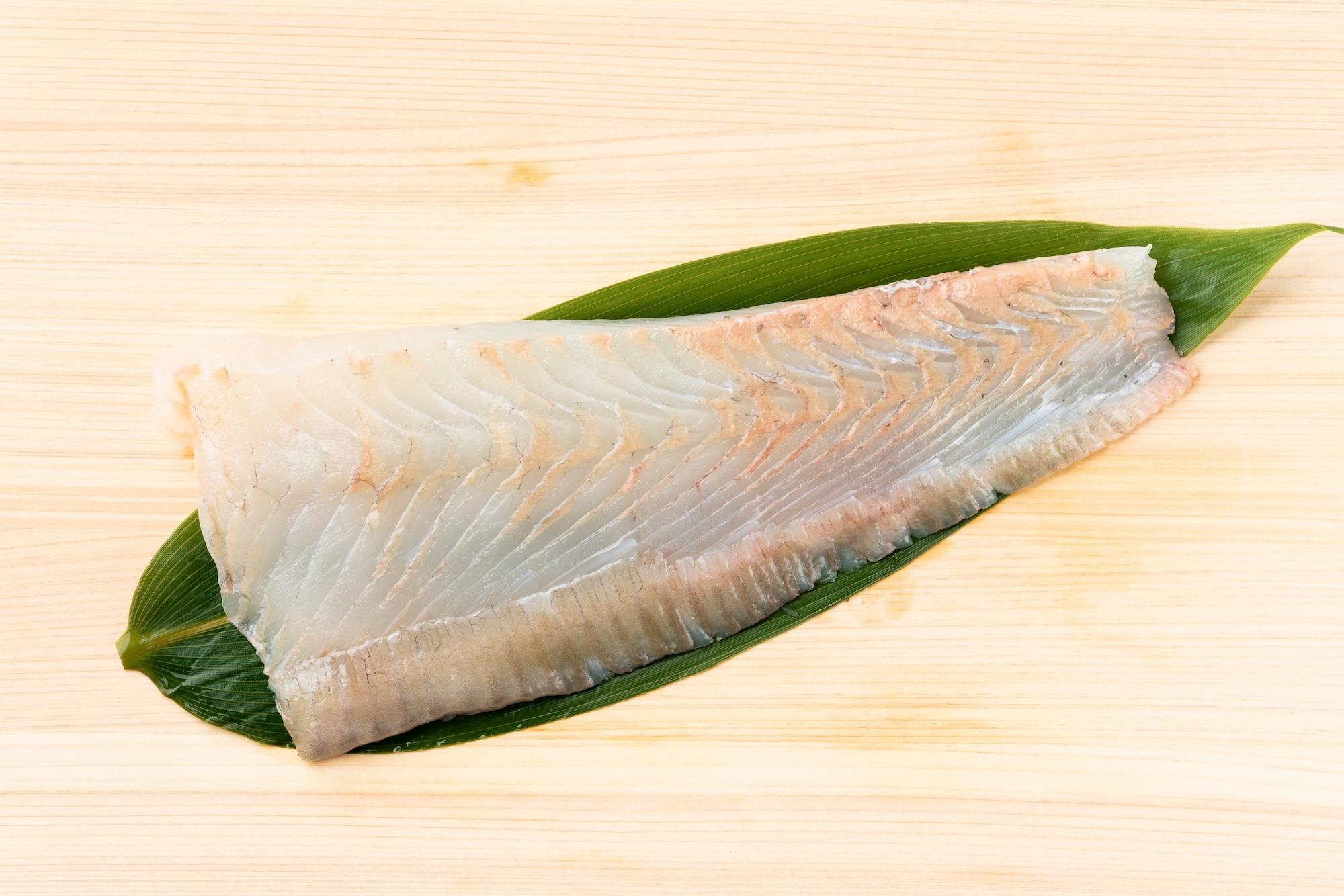 白身魚の柵の画像