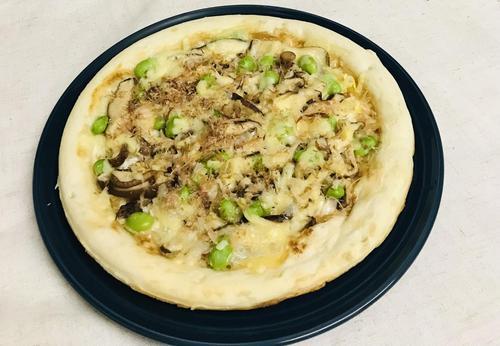 しいたけの和風ピザ