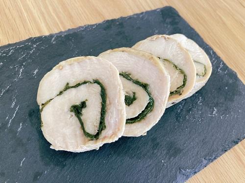 鍋1つで低温調理できる！「大葉鶏ハム」