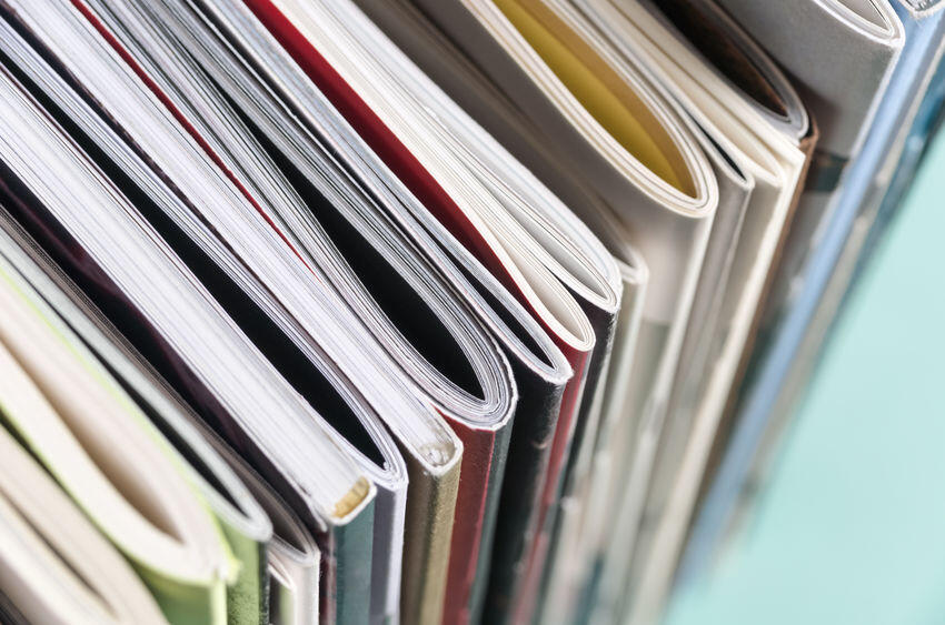 いろいろな雑誌の写真