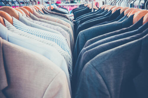 クリーニングしたスーツ