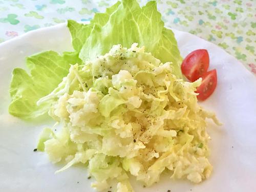 お箸が進む！新感覚『シャキシャキ春キャベツのポテトサラダ』簡単レシピ｜さっぱりおいしい♪