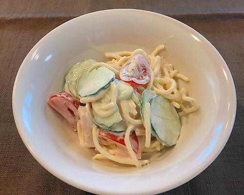 【パスタサラダ】ナツメグをプラスしてワンランクアップ！