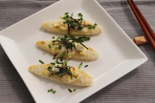 【笹かまぼこの和風のピザ風】時短おつまみ！箸がすすむ美味しさ！