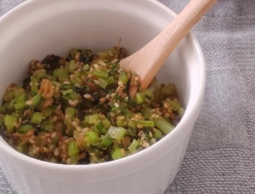 【かぶの葉ふりかけ】捨てずに美味しく賢く栄養補給！