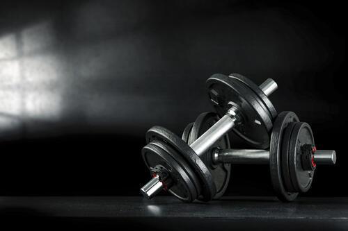 ダンベルの写真